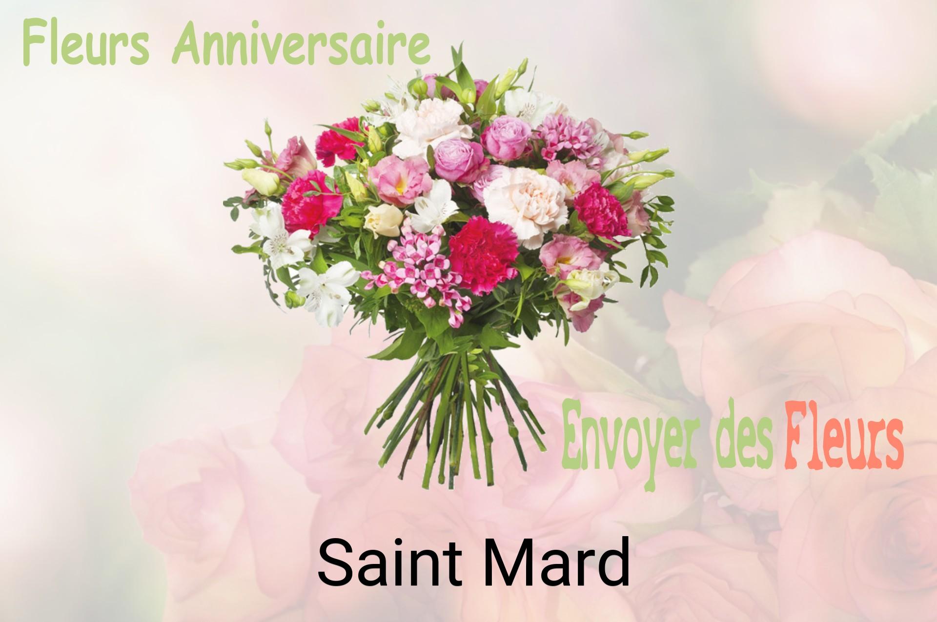 Bouquet de fleurs d’anniversaire livré à Saint-Mard